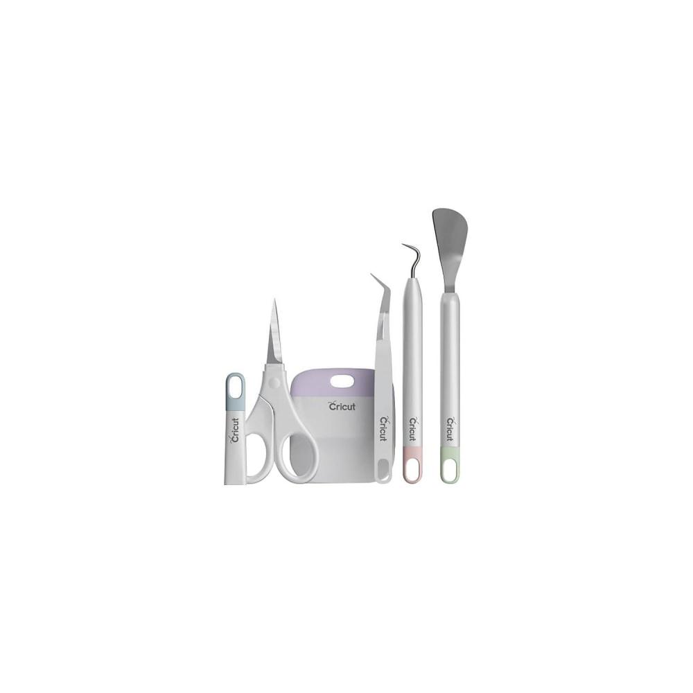 imageCricut Basic Tool Set  5Piece Precision Tool Kit for Crafting and DIYs Perfect for Vinyl Paper ampamp Ironon Projects Great Companion for Cricut Cutting Machines MintCore Colors