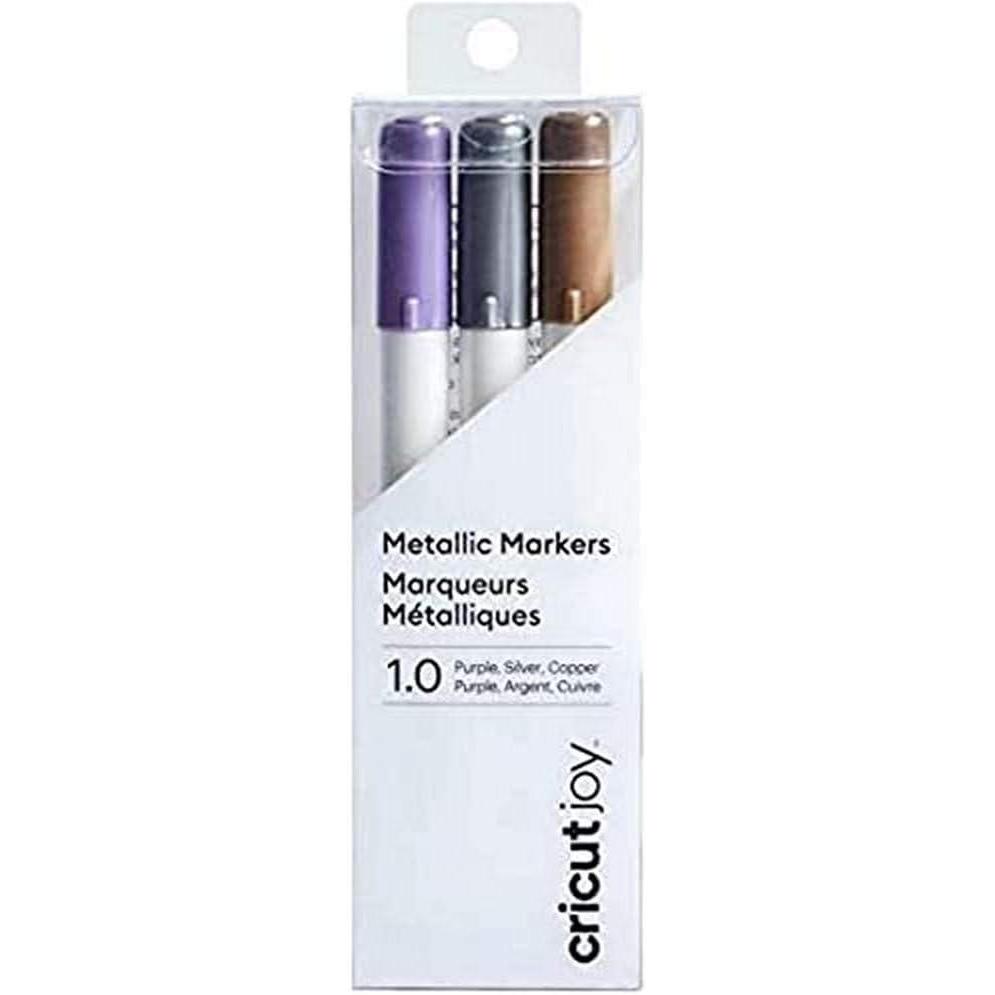 imageCricut Joy Metallic Markers 10 3 Violet Copper Silver Model2007085Violet  Copper  Silver