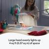 Cricut Bright 360, Ultimate LED Table Lamp | Desk Lamp for Craft Room, Bedroom, and Office – Mist(Mist)