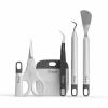 Cricut Basic Tool Set – 5-Piece Precision Tool Kit for Crafting and DIYs, Perfect for Vinyl, Paper & Iron-on Projects, Great Companion for Cricut Cutting Machines, Mint(Gray)