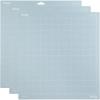 Cricut LightGrip Cutting Mats 12in x 12in, Reusable Cutting Mats for Crafts with Protective Film, Use with Printer Paper, Vellum, Light Cardstock & More for Explore & Maker (3 Count)(12×12)