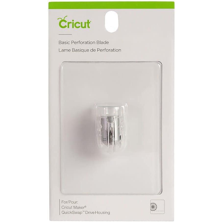 imageCricut Basic Perforation Blade  QuickSwap Housing Cutting Blade with 25 mm Teeth  05 mm Gaps Cuts Paper Cardstock Acetate ampamp More Compatible with Cricut Maker Cutting MachineBlade
