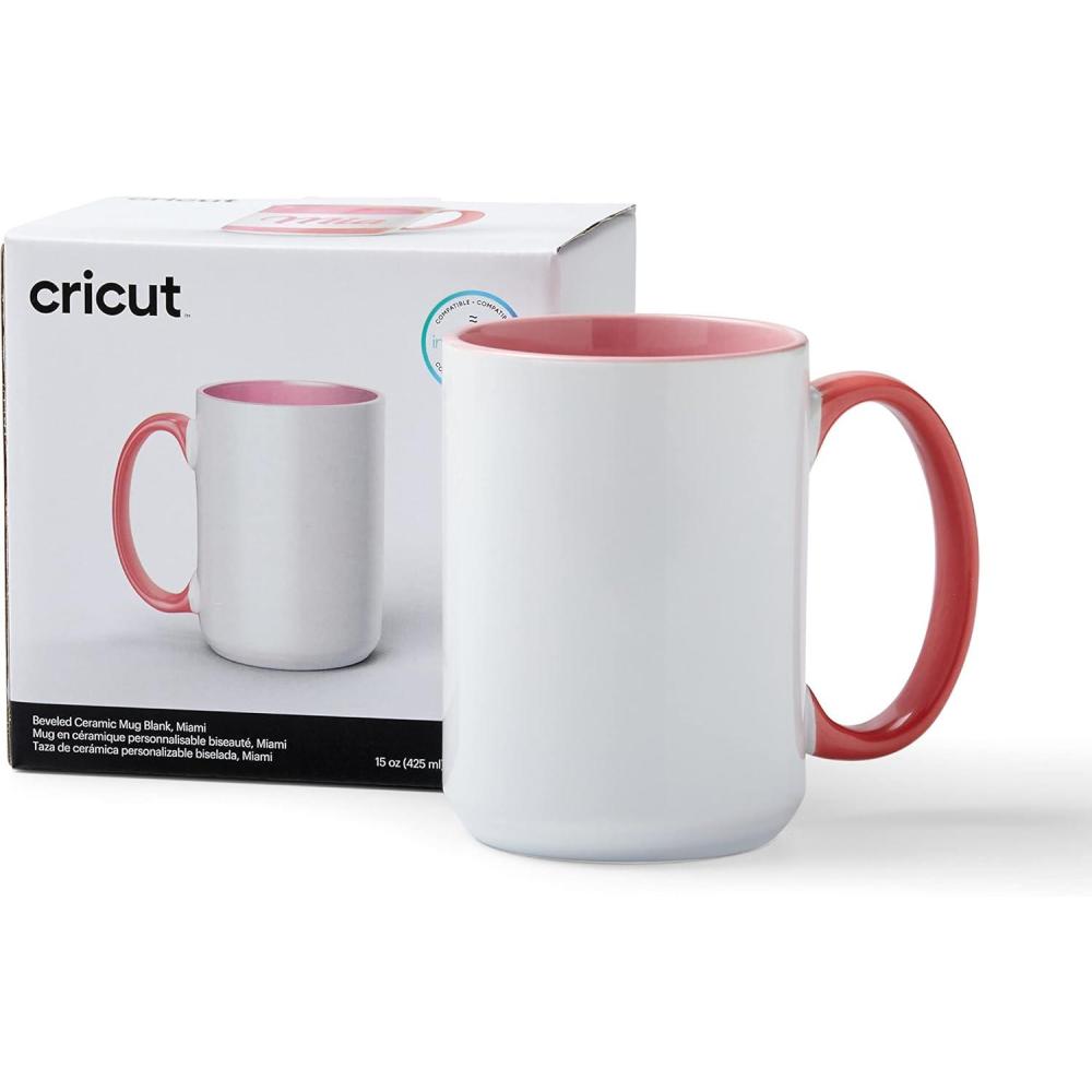 imageCricut Beveled Blank15 oz425 ml 1 ct 15 OZ BEV Ceramic Mug Blank Sahara 1Miami