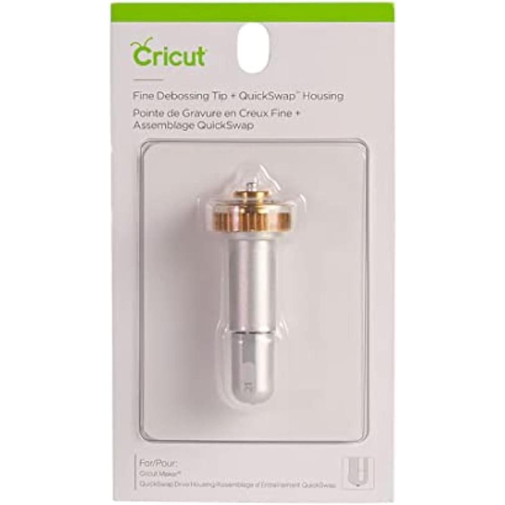 imageCricut Fine Debossing Tip  QuickSwap Housing Tip with Rolling Debossing Ball Deboss Designs on Thick Foil Cardstock ampamp More for Personalized Crafts Compatible with Cricut Maker Cutting Machine