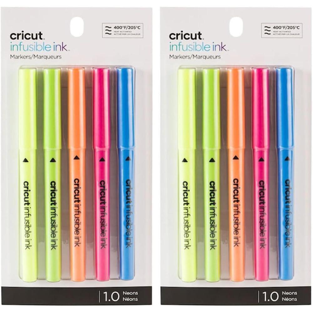 imageCricut Infusible Ink Markers 10 Neons 5 ct5 Count Pack of 2