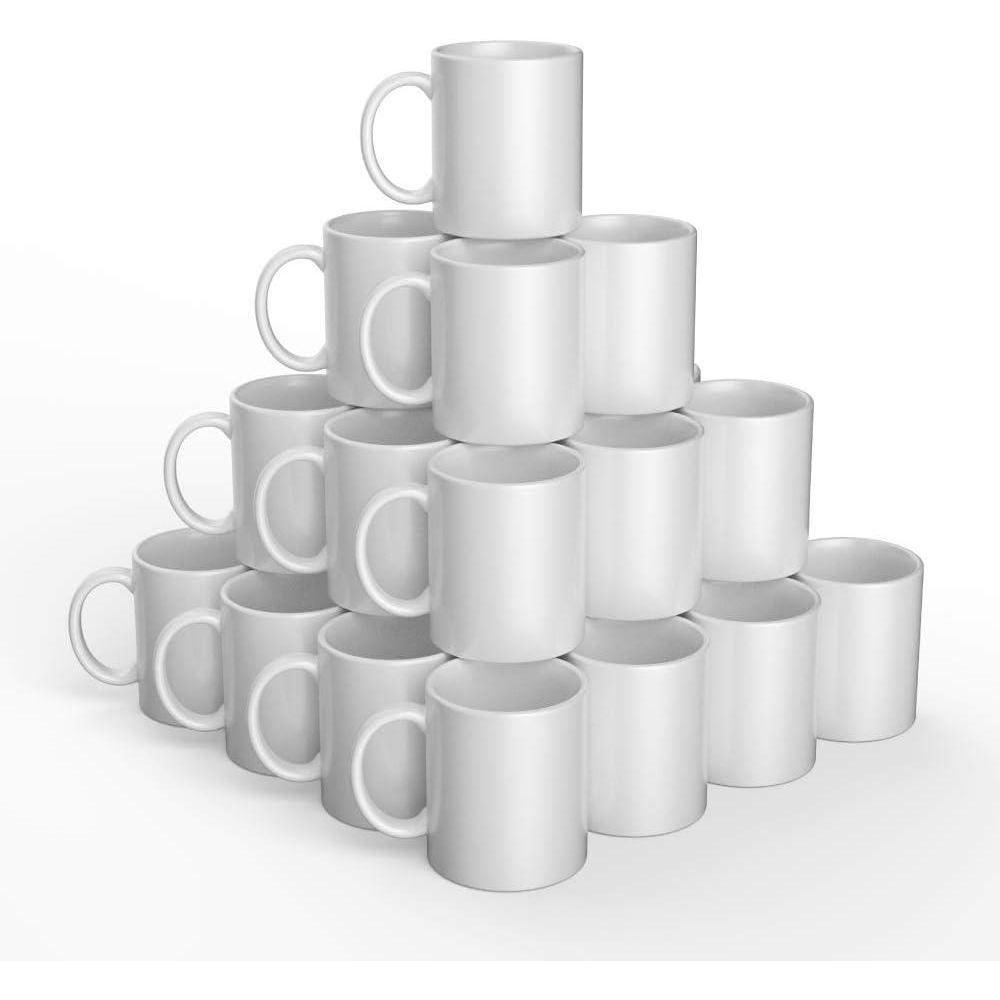 imageCricut Mug Press Ceramic Mug Blank 15oz 2PkgWhite12oz