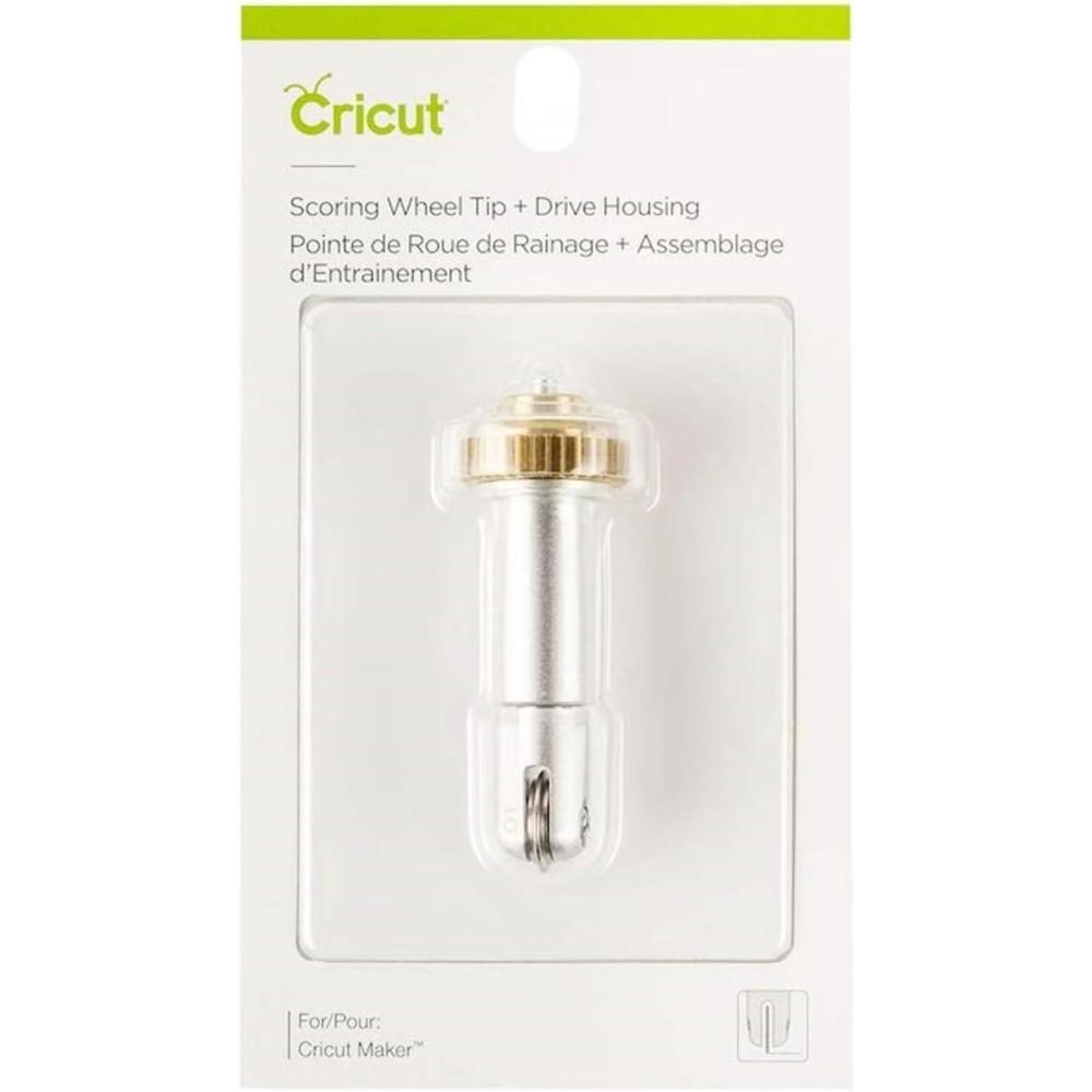 imageCricut Scoring Wheel Tip  QuickSwap Drive Housing Patented Wheel Design Up to 10X More Pressure Crisp Creases on Basic Materials for DIY Crafts Compatible with Cricut Maker Family OnlyBlade  Housing