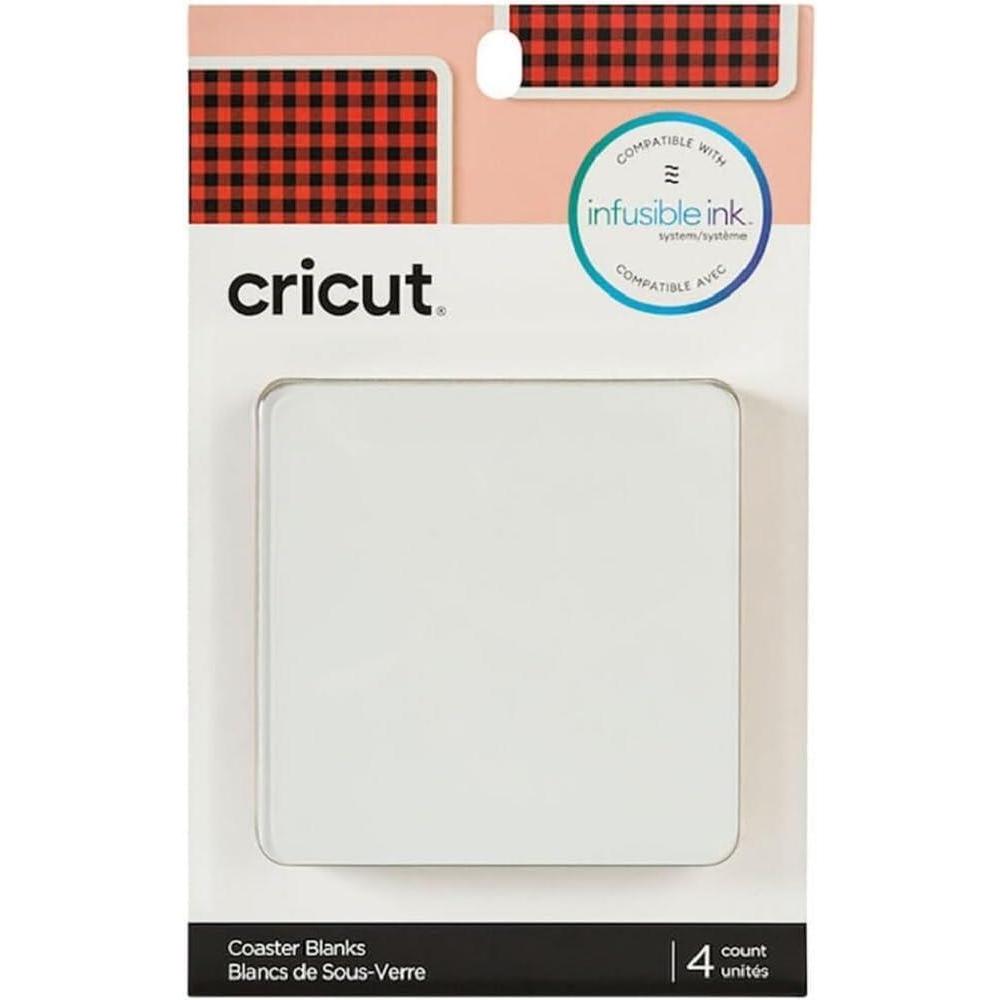 imageCricut Square Coaster Blank White  for Sublimation ampamp Infusible Ink Projects