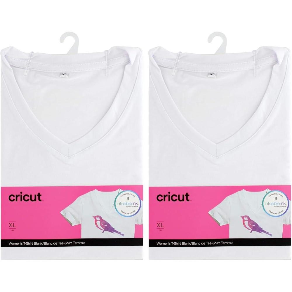 imageCricut Womens TShirt Blank VNeck XLMulticolor