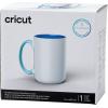 Cricut Beveled Blank-15 oz/425 ml (1 ct) 15 OZ BEV Ceramic Mug Blank Sahara (1)(Ocean)