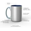 Cricut Beveled Blank-15 oz/425 ml (1 ct) 15 OZ BEV Ceramic Mug Blank Sahara (1)(Ocean)