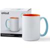 Cricut Beveled Blank-15 oz/425 ml (1 ct) 15 OZ BEV Ceramic Mug Blank Sahara (1)(Sahara)