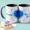 Cricut Beveled Blank-15 oz/425 ml (1 ct) 15 OZ BEV Ceramic Mug Blank Sahara (1)(White/Gray)