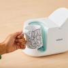 Cricut Beveled Blank-15 oz/425 ml (1 ct) 15 OZ BEV Ceramic Mug Blank Sahara (1)(White/Gray)