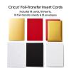 Cricut Foil Transfer Cards, R10 Royal Flush Sampler | 3.5 in x 4.9in | 18 Count