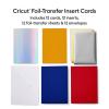 Cricut Foil Transfer Insert Cards R40, Easy Release Foil to Craft Cricut Cards, Create Birthday Cards, Thank You Cards, Compatible with Cricut Joy/Maker/Explore Machines, Celebration Sampler (12 ct)