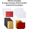 Cricut Joy™ Foil Transfer Insert Cards, Cameron Sampler – A2(Royal Flush Sampler)