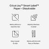 Cricut Joy Smart Label Paper – Dissolvable White(3ft Roll (5.5′ x 36′) (Pack of 2))