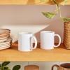 Cricut Mug Press Ceramic Mug Blank 15oz 2/Pkg-White(2 Count (Pack of 1))