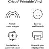Cricut Printable Vinyl 10 Count, Printable Vinyl for Letter Stickers, Labels & Decor, Vinyl Paper for Inkjet Printer, Compatible with Cricut Maker, Explore 3, & Cricut Joy Xtra Machines, Gold(White)