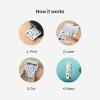 Cricut Printable Waterproof Sticker Set- White(White)