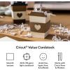 Cricut Value Cardstock Paper, Neutrals Sampler – 80 sheets (8.5″ x 11″) – Compatible with Joy Xtra, Explore, & Maker Machines – Letter Size(Neutrals)
