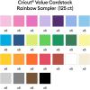 Cricut Value Cardstock Paper, Neutrals Sampler – 80 sheets (8.5″ x 11″) – Compatible with Joy Xtra, Explore, & Maker Machines – Letter Size(Rainbow)