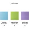 Cricut Variety Pack(1 StrongGrip, 1 LightGrip, 1 StandardGrip) Adhesive Cutting Mat 12″x12″, Cutting Mat Maker Explore, Use with Light, Medium, & Heavy-Weight Materials, (3CT)(4 Count)