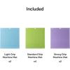 Cricut Variety Pack(1 StrongGrip, 1 LightGrip, 1 StandardGrip) Adhesive Cutting Mat 12″x12″, Cutting Mat Maker Explore, Use with Light, Medium, & Heavy-Weight Materials, (3CT)(8 Count)
