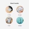 Cricut Waterproof Sticker Paper – US Letter Size (8.5in x 11in), Sticker Paper for Printer, Compatible with Cricut Maker, Explore 3, & Cricut Joy Xtra, Transparent (6 Ct)