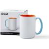 Cricut Beveled Blank-15 oz/425 ml (1 ct) 15 OZ BEV Ceramic Mug Blank Sahara (1)(Reef)