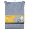 Cricut Infusible Ink Men’s Crew Neck T-Shirt Gray – Small(Grey)