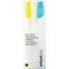 Cricut Joy Opaque Gel Pens (Set of 3), Use with Cricut Joy Cutting Machine, Add a Pop to The Darkest Colors of Paper, Cards & Labels, (Medium Point 1.0mm, Pink, White, Orange)(Yellow  White  Blue)