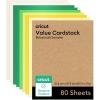 Cricut Value Cardstock Paper, Neutrals Sampler – 80 sheets (8.5″ x 11″) – Compatible with Joy Xtra, Explore, & Maker Machines – Letter Size(Botanicals)