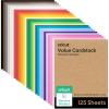 Cricut Value Cardstock Paper, Neutrals Sampler – 80 sheets (8.5″ x 11″) – Compatible with Joy Xtra, Explore, & Maker Machines – Letter Size(Rainbow)
