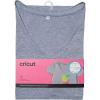 Cricut Women’s V Neck T-Shirt Gray-XXL Infusible Ink Blanks(Gray)