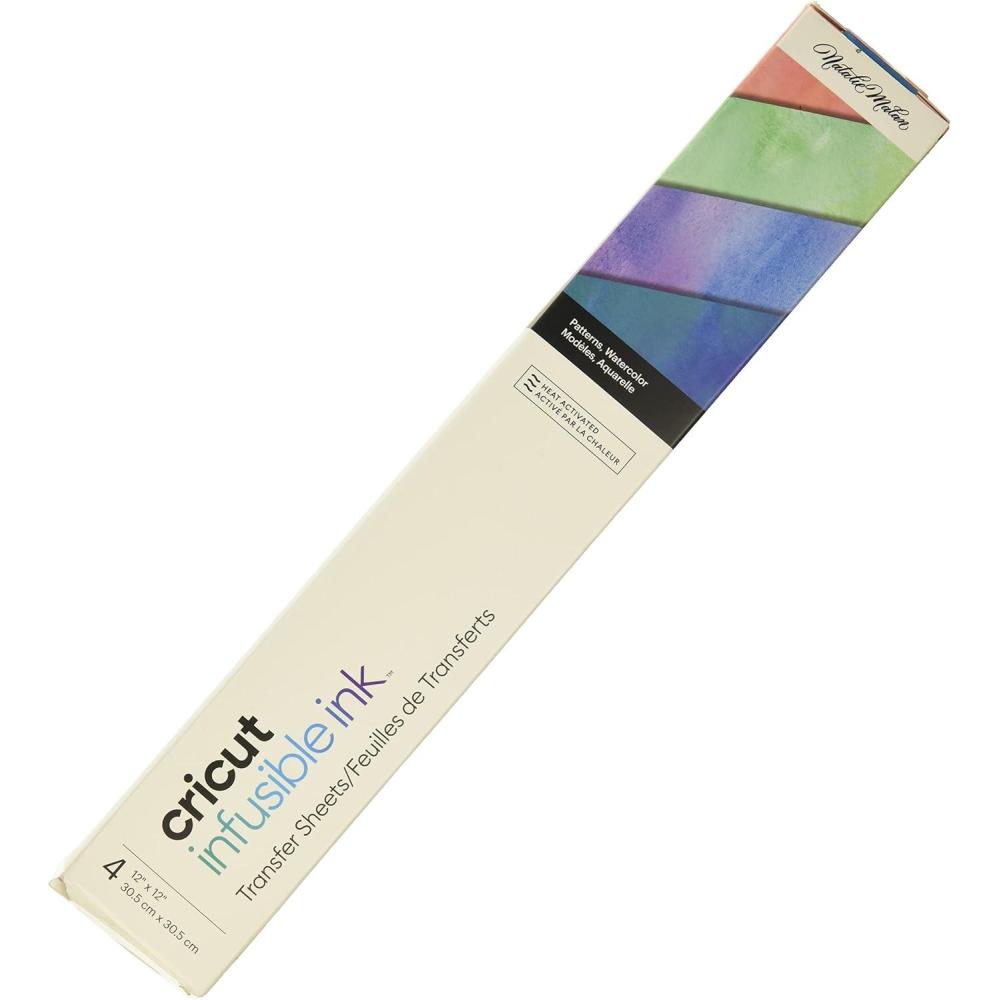 imageCricut Infusible Ink Transfer Sheets 2 Sheets 12quot x 12quot  Galaxy Pattern  for Cricut EasyPress Maker Explore Air 2Watercolors Print