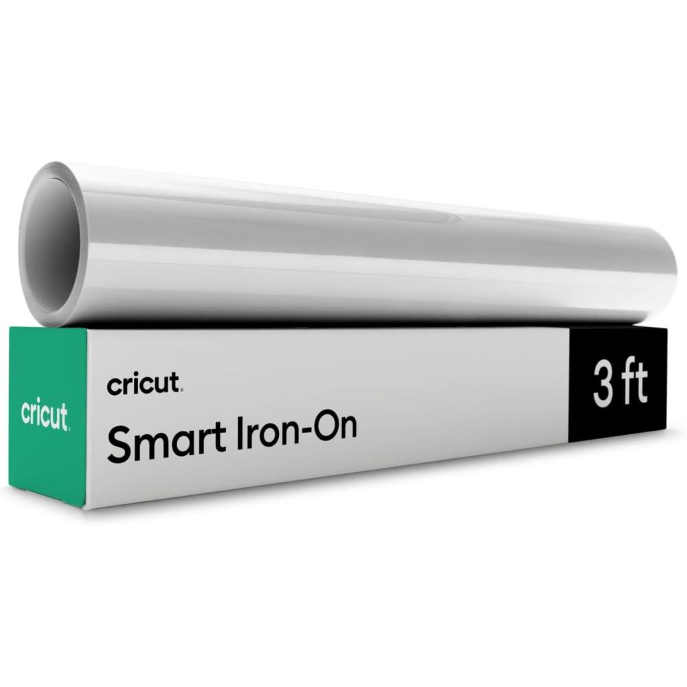 imageCricut Smart Iron On Maize Yellow 13in x 3ft  HTV Heat Transfer Vinyl  Matless Cutting for Long cutsWhite