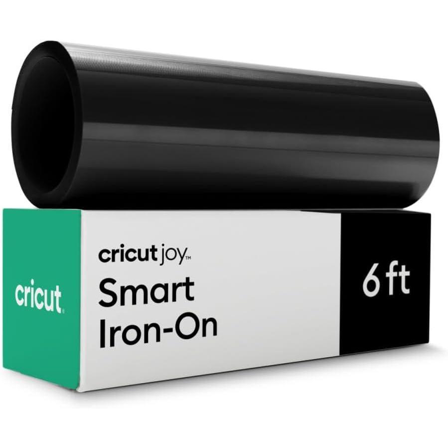 imageCricut Smart Iron On for Joy Machine Royal Blue 55in x 6ft  HTV Heat Transfer Vinyl  Matless Cutting for Long cutsBlack
