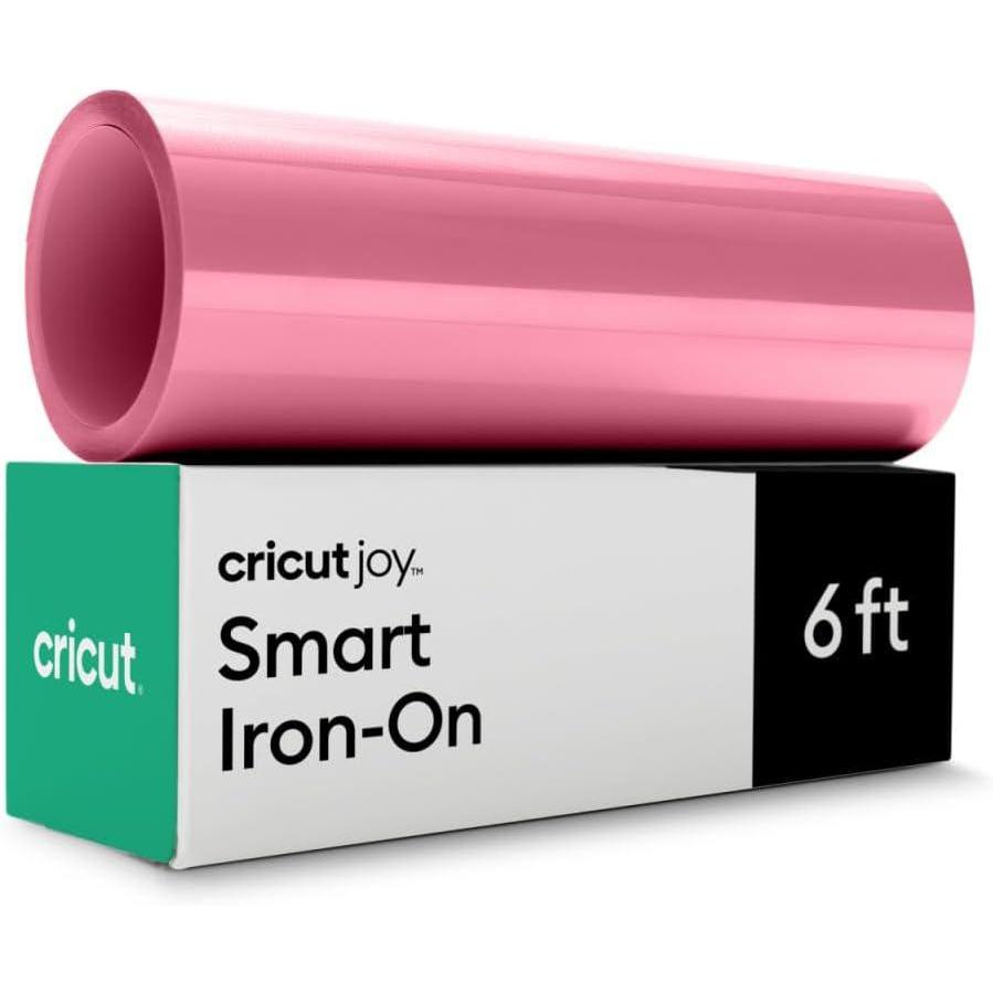 imageCricut Smart Iron On for Joy Machine Royal Blue 55in x 6ft  HTV Heat Transfer Vinyl  Matless Cutting for Long cutsPink