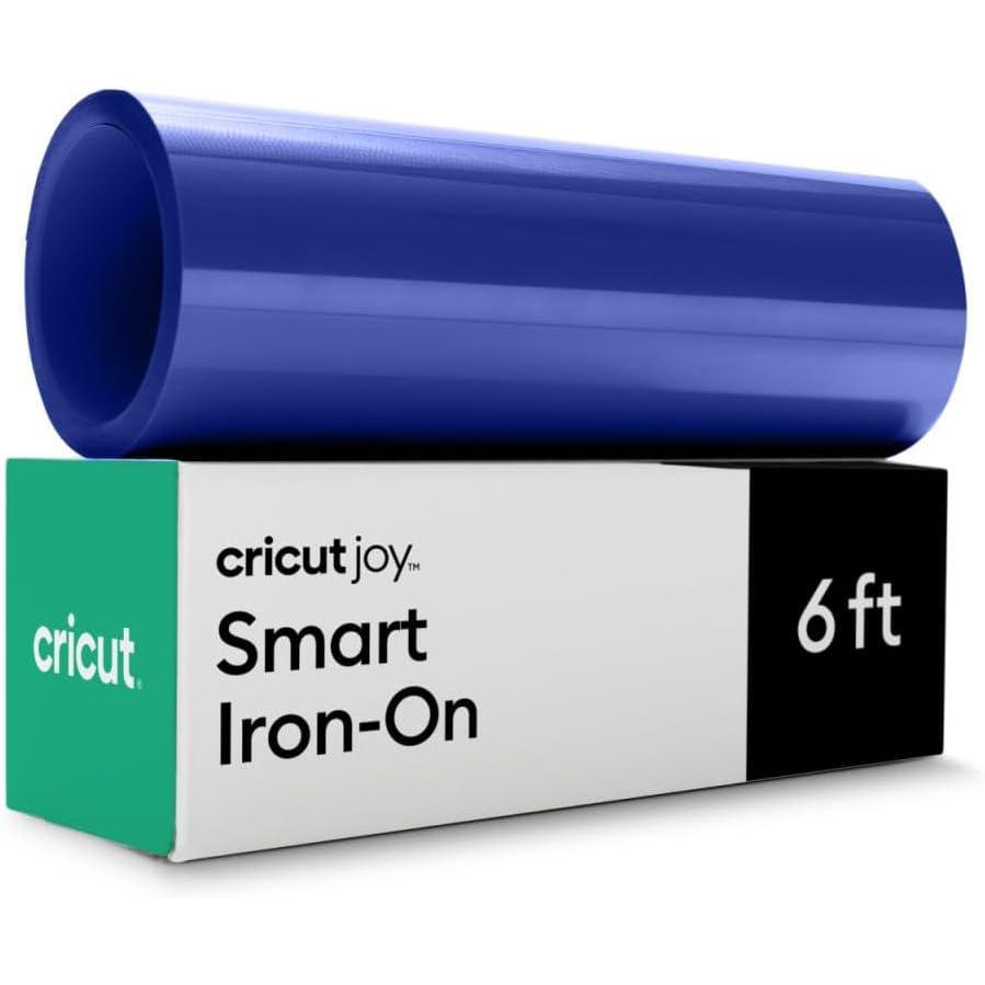 imageCricut Smart Iron On for Joy Machine Royal Blue 55in x 6ft  HTV Heat Transfer Vinyl  Matless Cutting for Long cutsRoyal Blue