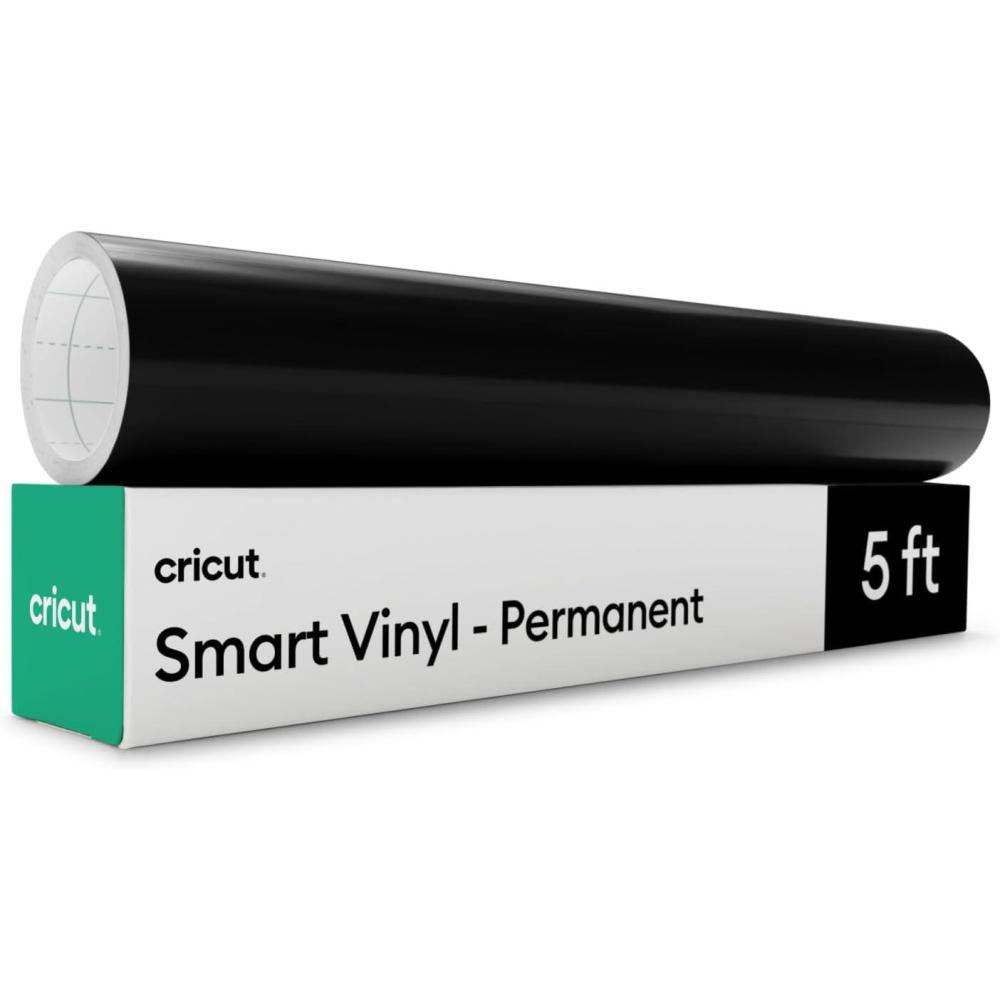 imageCricut Smart Permanent Vinyl Ocean Blue 13in x 5ft  for Maker ampamp Explore MachinesBlack