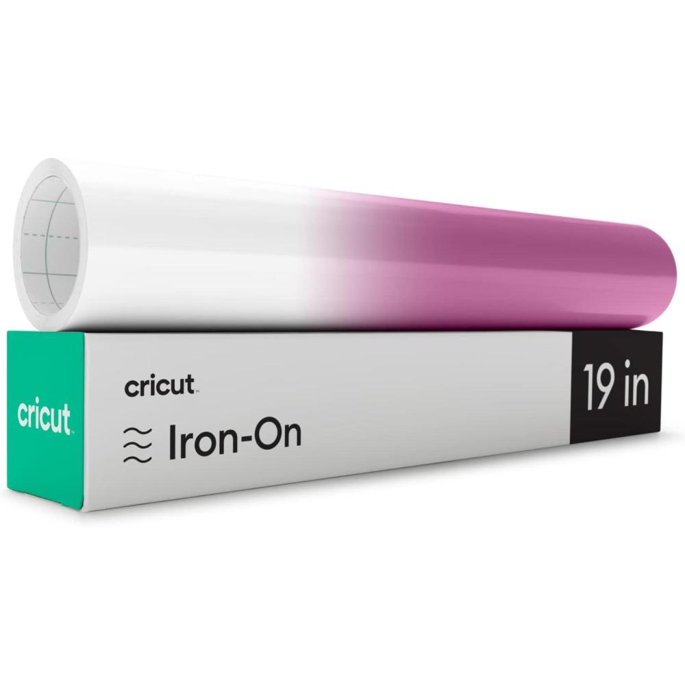 imageCricut UVActivated ColorChanging IronOn White  VioletRed