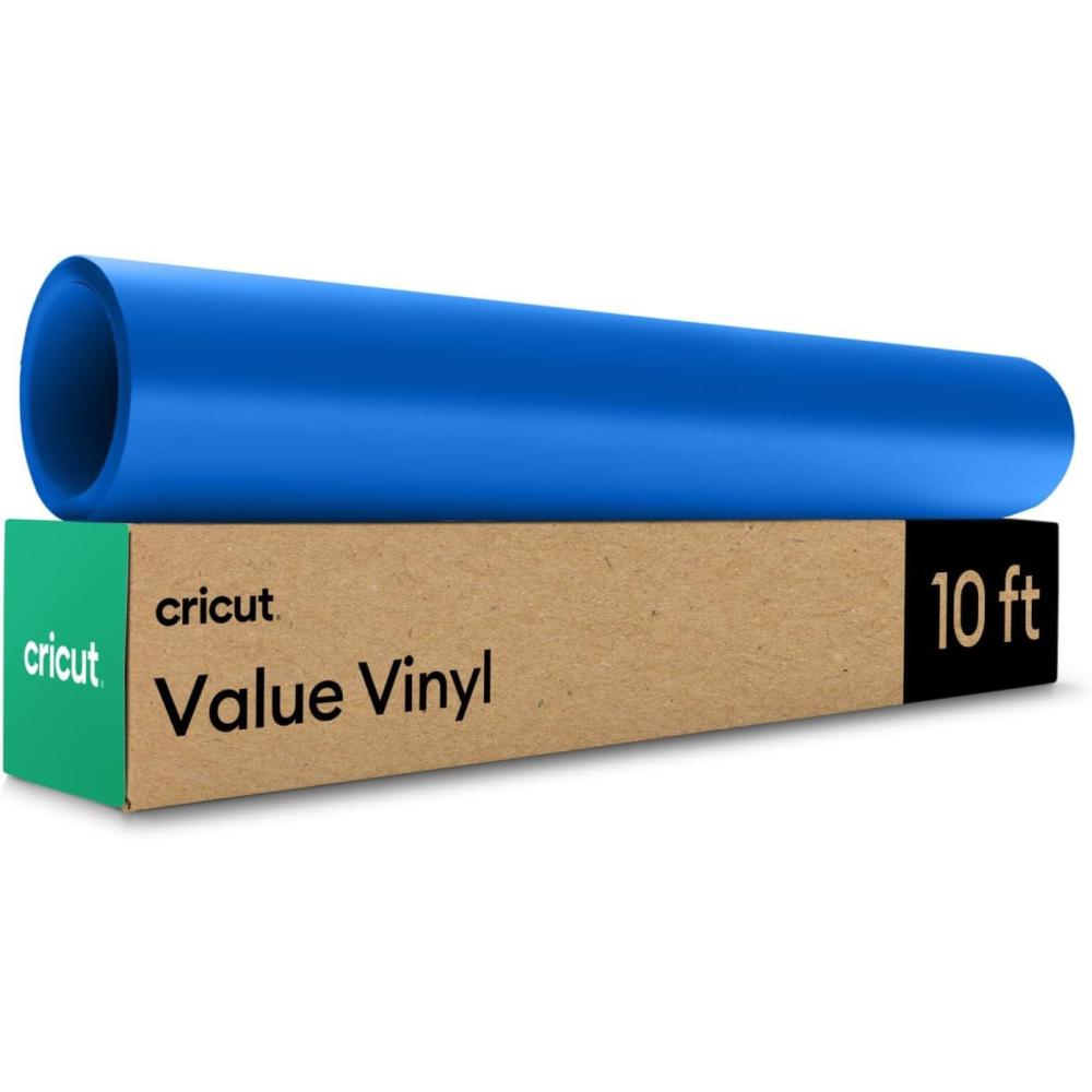 imageCricut Value Permanent Vinyl Matte Green 12in x 10ft RollBlue