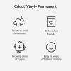 Cricut Bulk Premium Vinyl Black – Permanent(White)