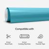 Cricut Cold-Activated, Color-Changing Vinyl – Light Pink/Magenta, 2ft Roll of Permanent Vinyl (12’x24′)(Turquoise/Purple)