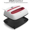 Cricut EasyPress 2 Heat Press Machine (9 in x 9 in), Ideal for T-Shirts, Tote Bags, Pillows, Aprons & More, Precise Temperature Control, Features Insulated Safety Base & Auto-Off, Raspberry(12×10)