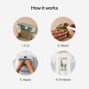 Cricut Everyday Iron On, Gold, 3-Pack of 2ft Rolls (12″x24″) Heat Transfer Vinyl for Shirts, Hats, Décor & More(Gold)