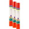 Cricut Everyday Iron On, Gold, 3-Pack of 2ft Rolls (12″x24″) Heat Transfer Vinyl for Shirts, Hats, Décor & More(Orange)