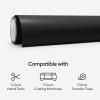 Cricut Removable Vinyl, Black | 3-Pack of 4ft Rolls (12″ x 48″) – Compatible with Maker & Explore Machines(Black)